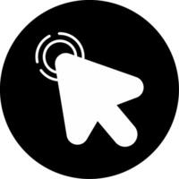 Quick Double Click Glyph Circle Inverted vector
