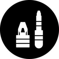 Crosshead Phillips Screwdriver Glyph Circle Inverted vector