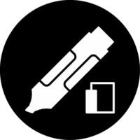 Whiteboard Marker Circle Inverted vector