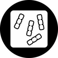 Clostridium difficile Infection Agent Glyph Circle Inverted vector