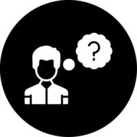 Logistical Operation Difficulties Report Glyph Circle Inverted vector