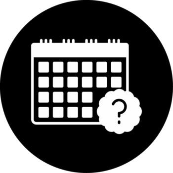 Project Execution Difficulties Report Glyph Circle Inverted vector