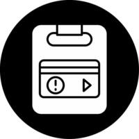 Debt Consolidation Strategy Glyph Circle Inverted vector