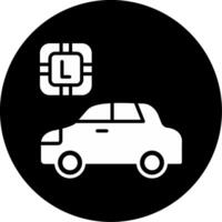 Vehicle L Plate Symbol Glyph Circle Inverted vector