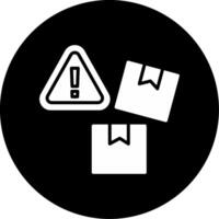 Underflow Numeric Error Glyph Circle Inverted vector