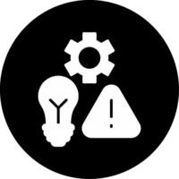 Product Development Innovation Strategy Glyph Circle Inverted vector
