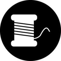 Rosin Core Solder Wire Glyph Circle Inverted vector
