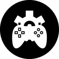 Cross Platform Game Engine Glyph Circle Inverted vector