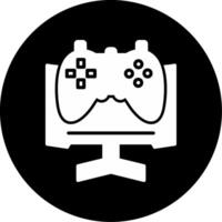 Pre Release Game Testing Glyph Circle Inverted vector