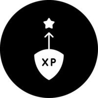Manual Game Save Point Glyph Circle Inverted vector