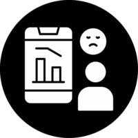 Expectation Failed Response Glyph Circle Inverted vector