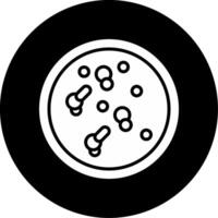 Bifidobacterium infantis Early Life Probiotic Glyph Circle Inverted vector