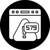 Error 579 Invalid Environment Access Glyph Circle Inverted vector