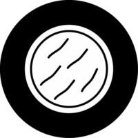 Leptotrichia buccalis Oral Anaerobic Bacterium Glyph Circle Inverted vector