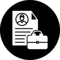 OnGlyph Work Portfolio Page Glyph Circle Inverted vector