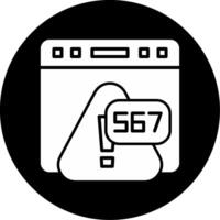 Error 567 Invalid GraphQL Query Glyph Circle Inverted vector