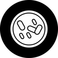 Aggregatibacter aphrophilus Oral Flora Member Glyph Circle Inverted vector
