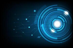 Futuristic technology background design vector