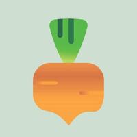 Cartoon icon of a beetroot. Isolated on white background vector