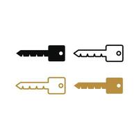 key icon set collection design concept idea vector