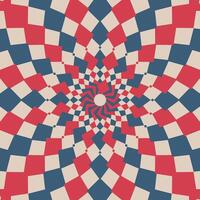 abstract geometric radial background design kaleidoscope design template vector