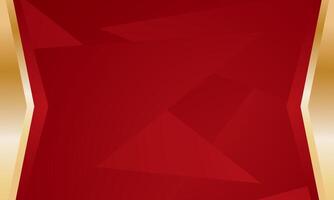 Luxury red gold background for certificate vector