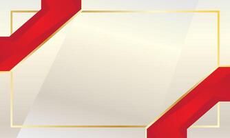 Luxury background with elegant red frame vector