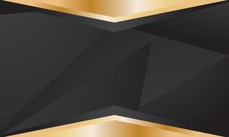 Luxury black gold modern background for certificate vector