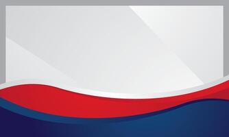Certificate background with red blue waves vector