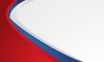 Abstract modern red blue white background vector