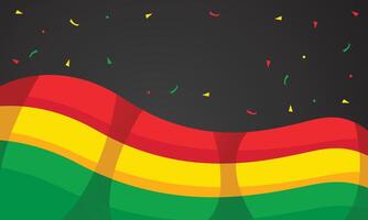 Abstract red yellow green background, Freedom day design vector