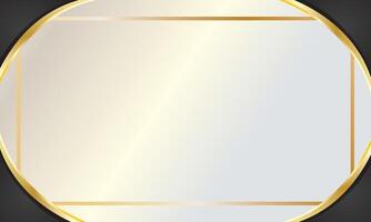 Luxury black and gold certificate design background vector
