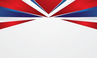 Red blue abstract geometric on white background vector