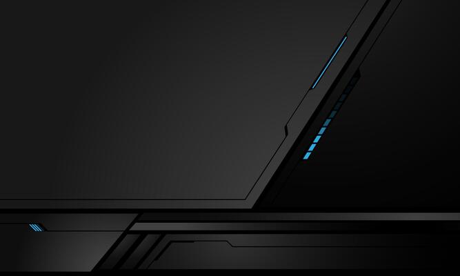 Abstract technology futuristic grey metallic black cyber blue light power energy design modern creative background