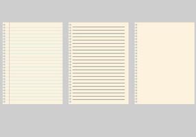 Paper page of notebook set. architectural graph paper. Notepad sheet backdrop with dotted surface. Education or school empty memo. office document or grid page. vector