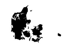 Denmark map icon symbol vector