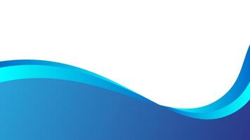 Abstract blue wave lines business background. Use for landing page, book covers, brochures, flyers, magazines, any brandings, banners, headers, presentations, and wallpaper backgrounds vector