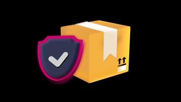 3D Animation of Package Security video