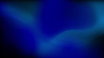 Dark blue smooth blurred waves abstract motion background video