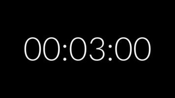 2 minute stopwatch timer on black background Perfect for stopwatch, deadline reminders, time management concepts, and scheduling video