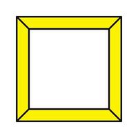 Elegant and simple frame with no text vector