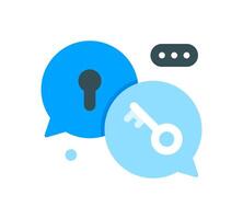 security questions for account verification concept vector