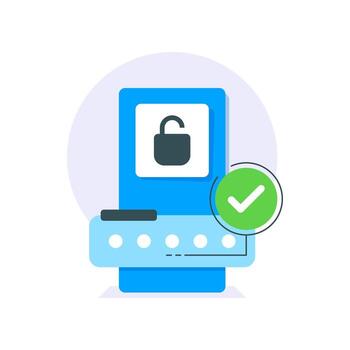 login success concept,empty state ui,infographic,icon vector