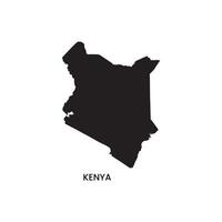 Kenya map stock image. vector