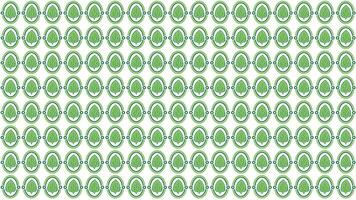 A visually appealing seamless patterned design featuring green leaf symbols enclosed in circles, designed for backgrounds, fabrics, and environmentally-themed projects. vector