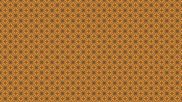 Orange and Brown Geometric Floral Seamless Pattern Design vector