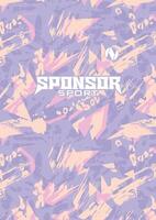 Sponsor Sport patterned design vector