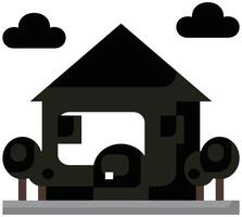 Building of Icon vector