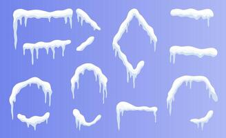 Winter Wonderland Banners. Customizable Shapes for Your Ads vector