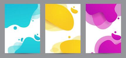 Amoeba funky design for print products. vector